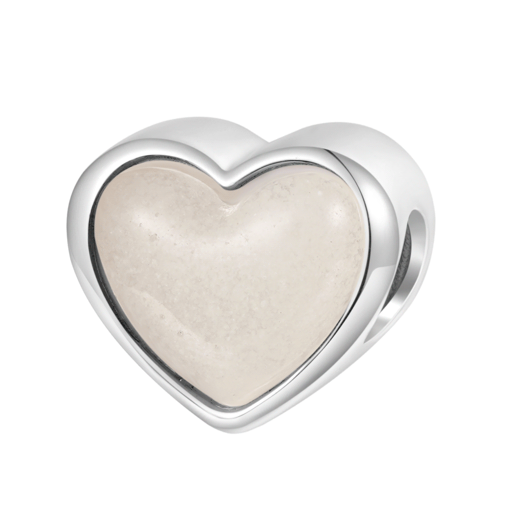 Charm Corazón Letra Grabable