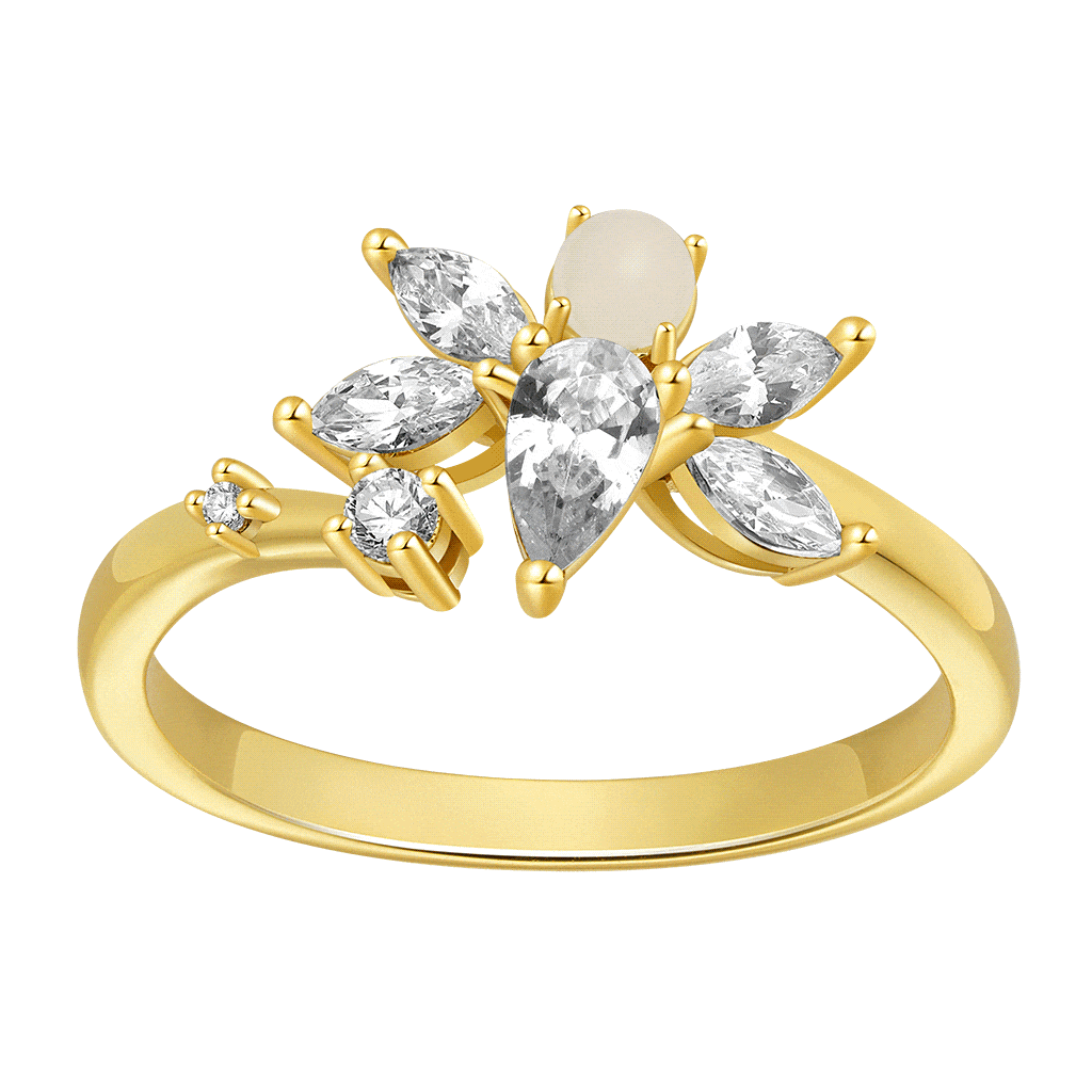 Anillo Abierto de Mariposa