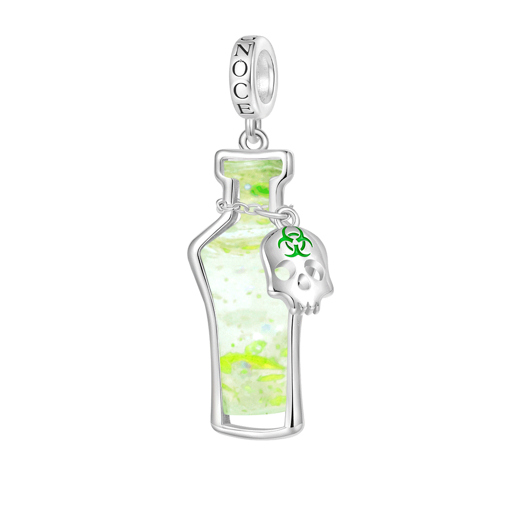 Colgante Botella Veneno Halloween