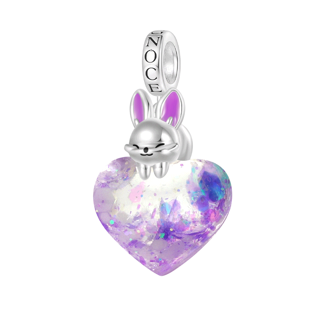 Charm Conejito Tumbado en tu Corazón