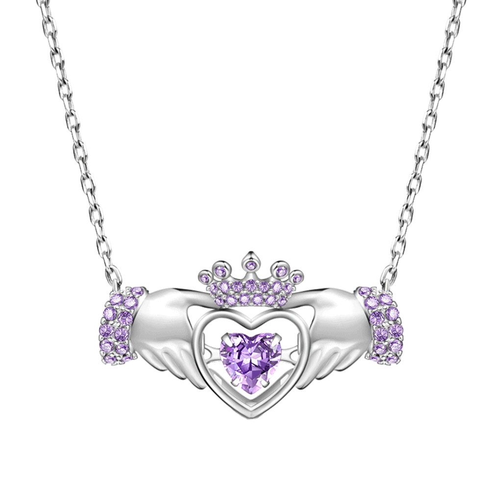 Collar Corona Manos Corazón