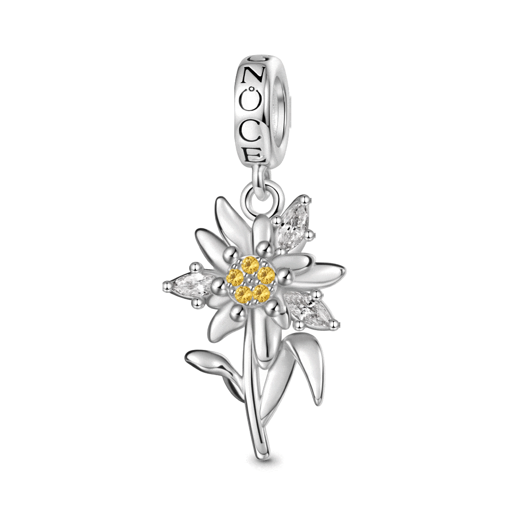 Colgante Perlas Florales