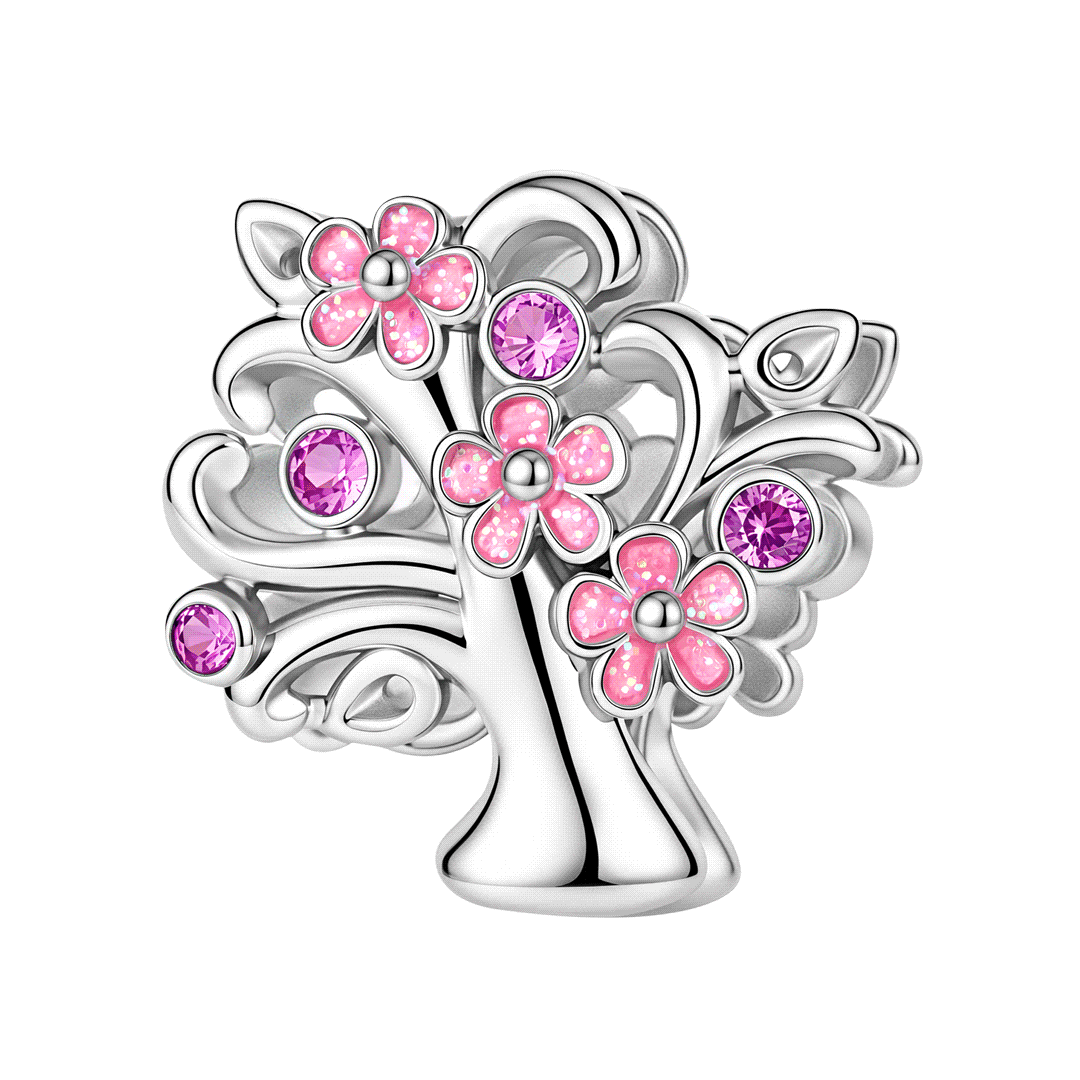 Cuenta del Árbol de Cerezo en Flor