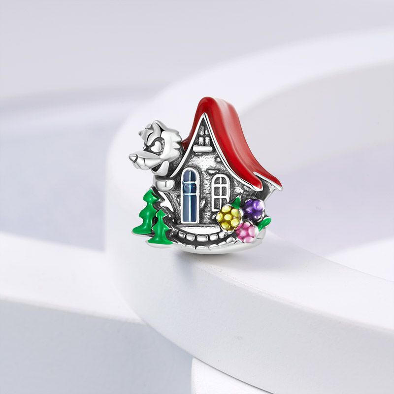 Charm Colgante de casa de cuento de hadas