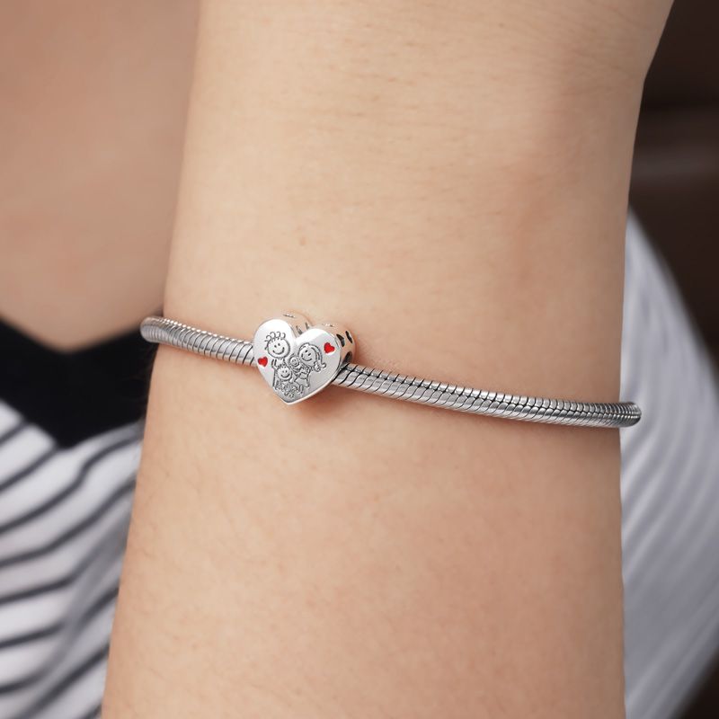 Charm Colgante de Familia Adorable