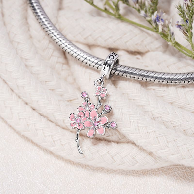 Charm Colgante Flores de Cerezo
