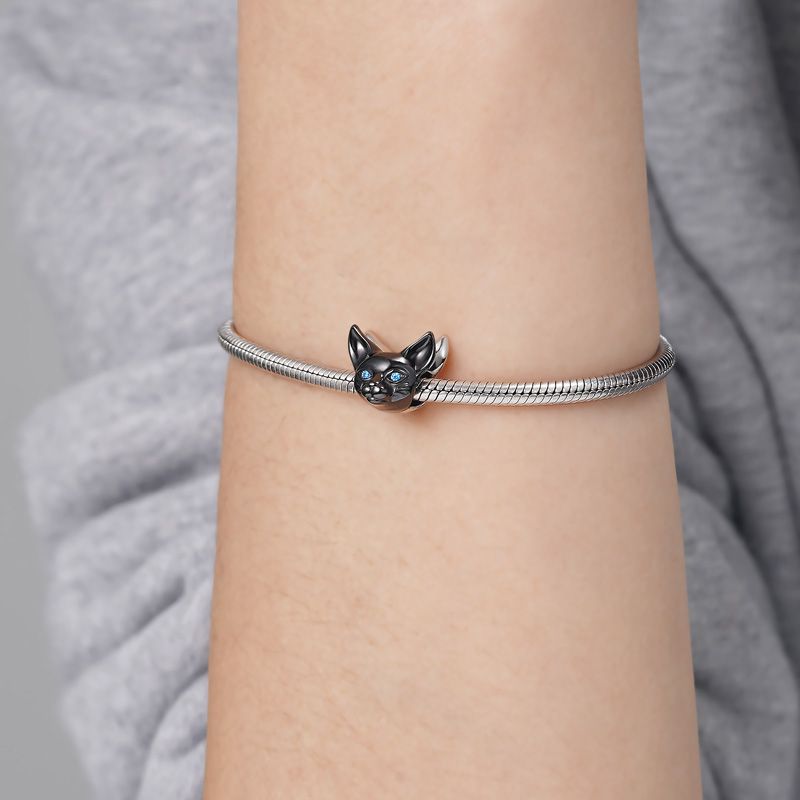 Charm Colgante Gato doble cara