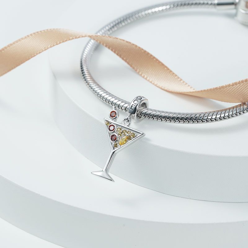 Charm Colgante Vaso de Cóctel