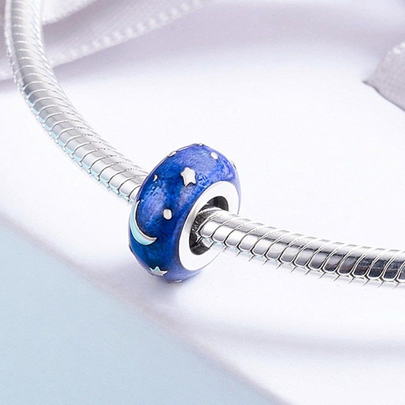 Charm de Clip Cielo Estrellado Azul