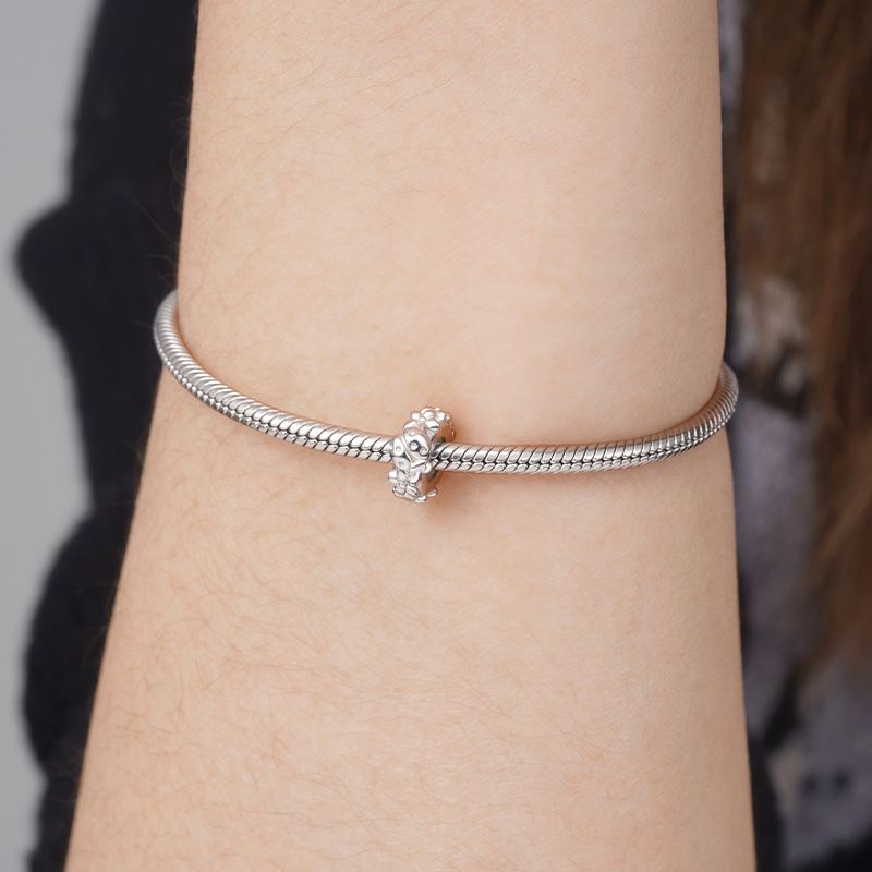 Charm de Clip Mariquita y Pétalos