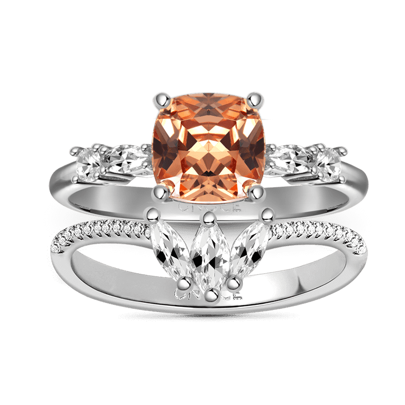Anillo cuadrado Wishbone