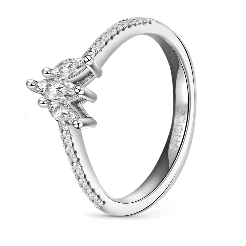 Anillo cuadrado Wishbone