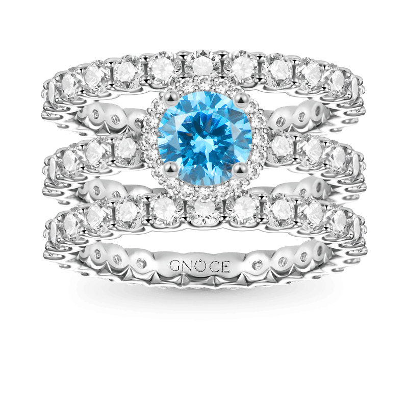 Anillo Apilable de Corte Redondo