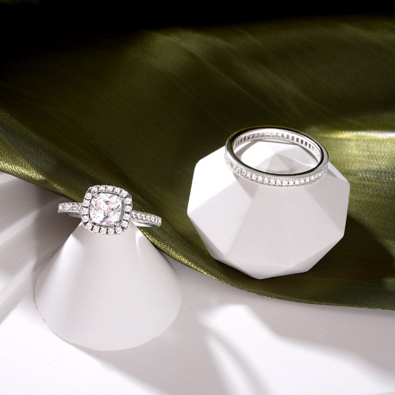 Anillo Apilable Square Cut