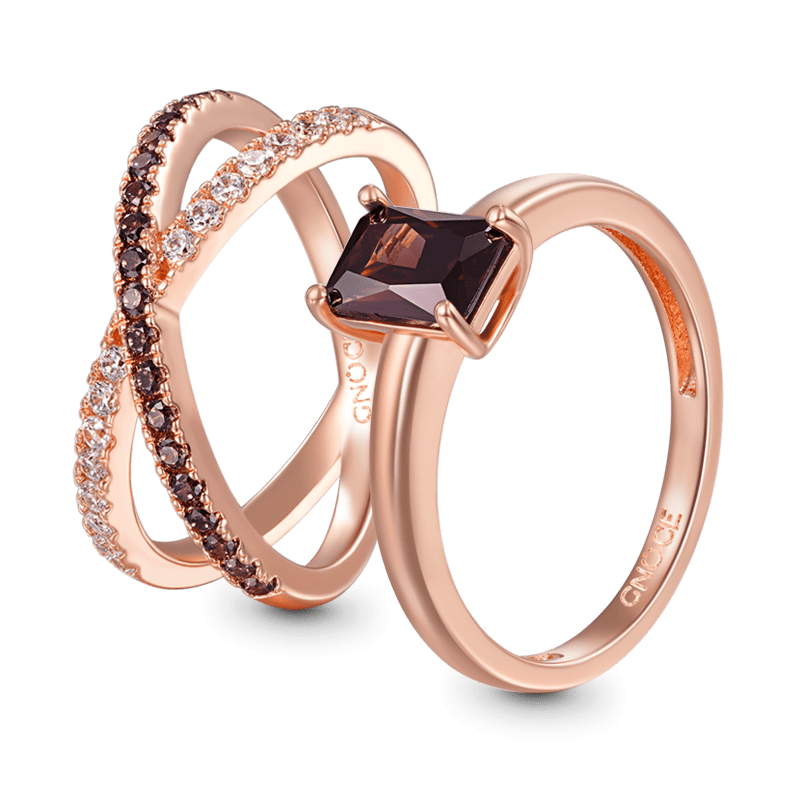 Anillo Geometrico Apilable