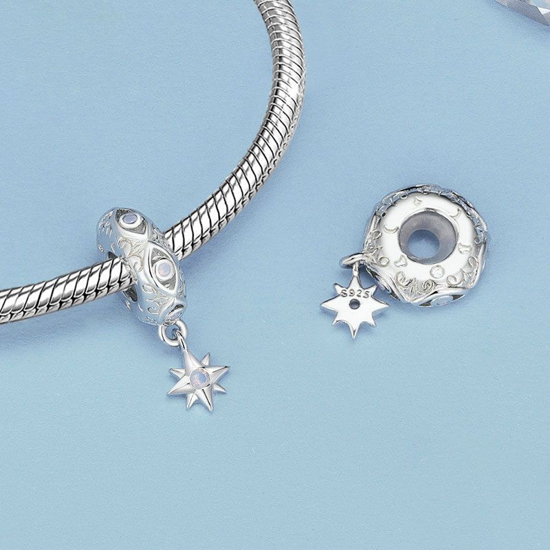 Charm de Clip Ojo de Diablo y Estrella