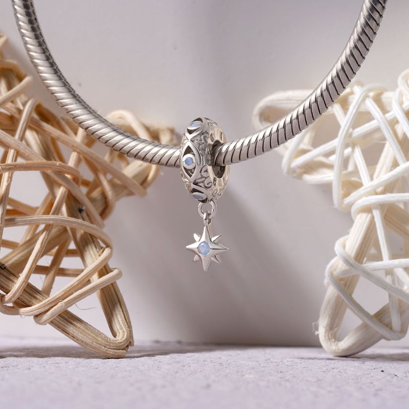 Charm de Clip Ojo de Diablo y Estrella