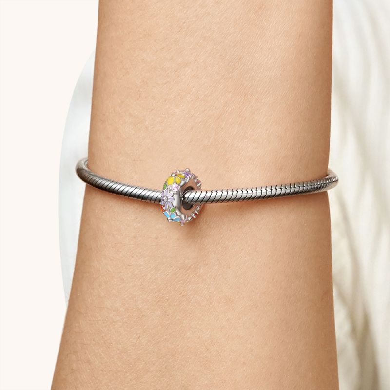 Charm de Clip Flores