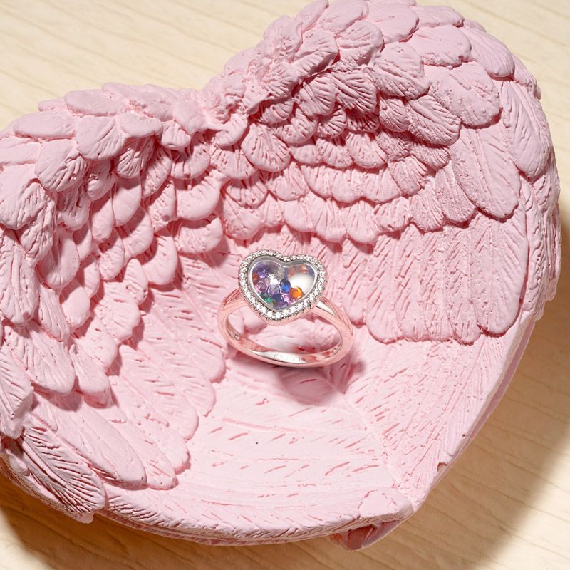 Anillo Confetti Shaker Talla Corazón