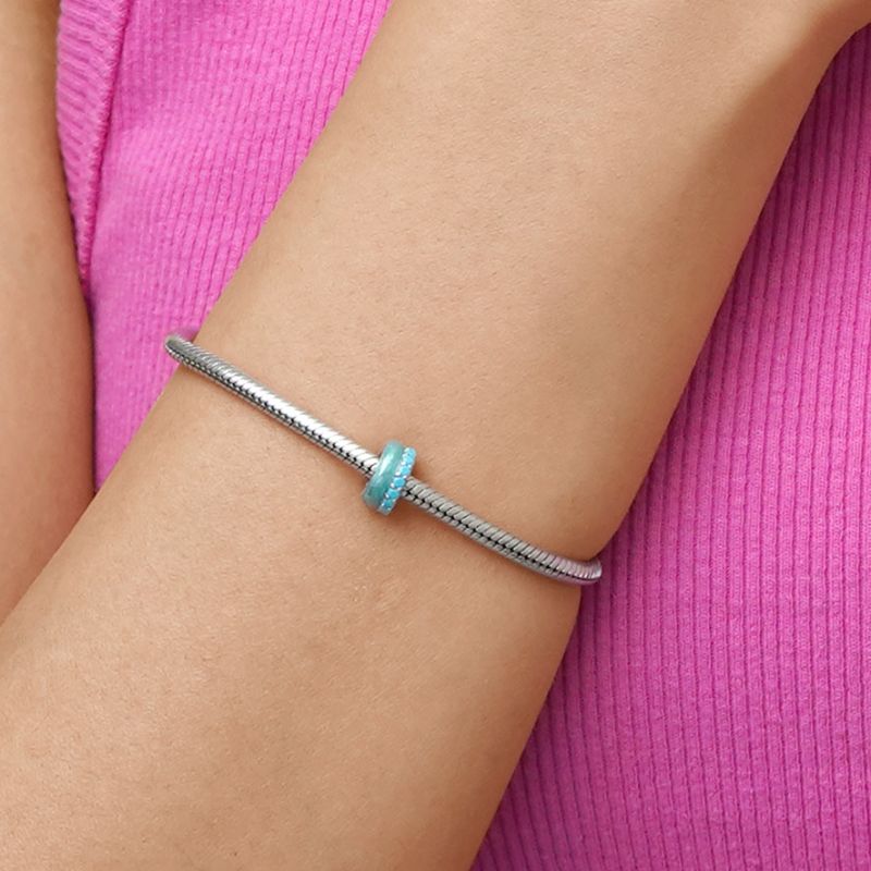 Charm de Clip Básico Azul