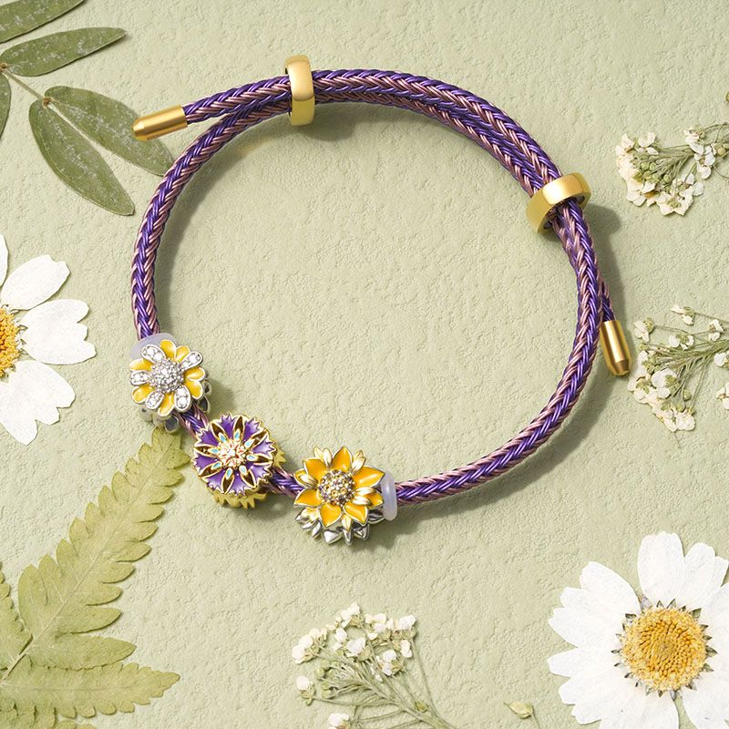 Pulsera Básica Rosa Morado