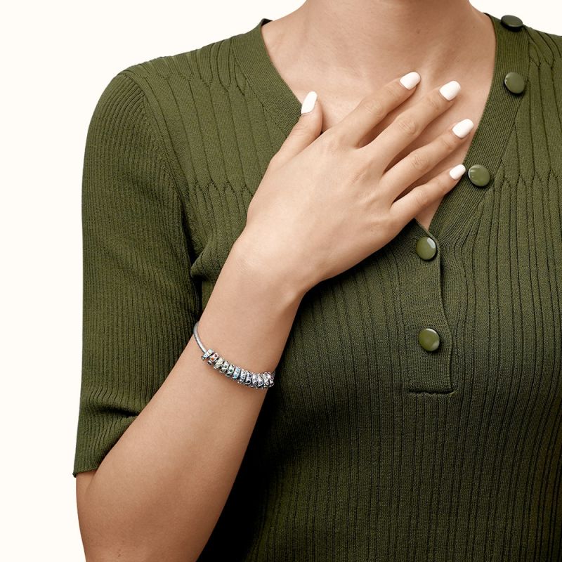 Charm de Clip Birthstone Infinity Love