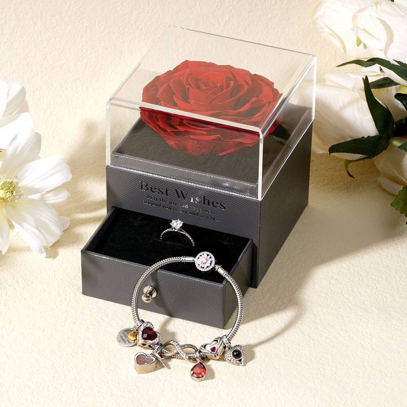 Joyero Rosa Eterna