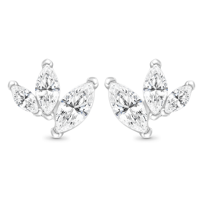 Pendientes con Forma de Hoja