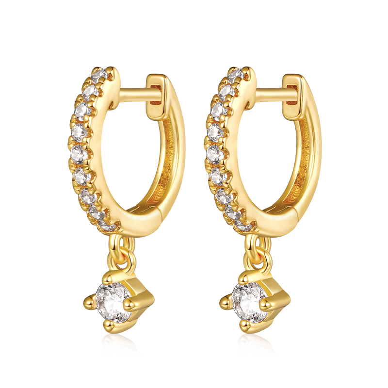 Pendientes Colgantes de Diamantes