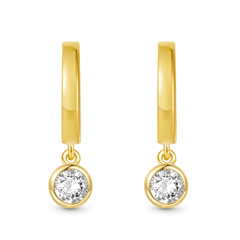 Pendientes de Gota de Diamante