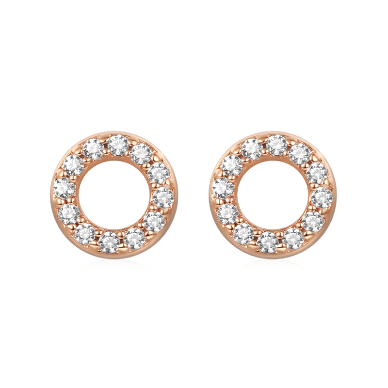 Pendientes Disco Pave