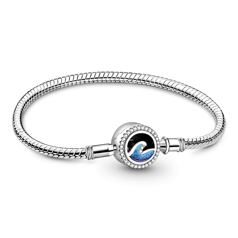 Pulsera Olas Océano Azul