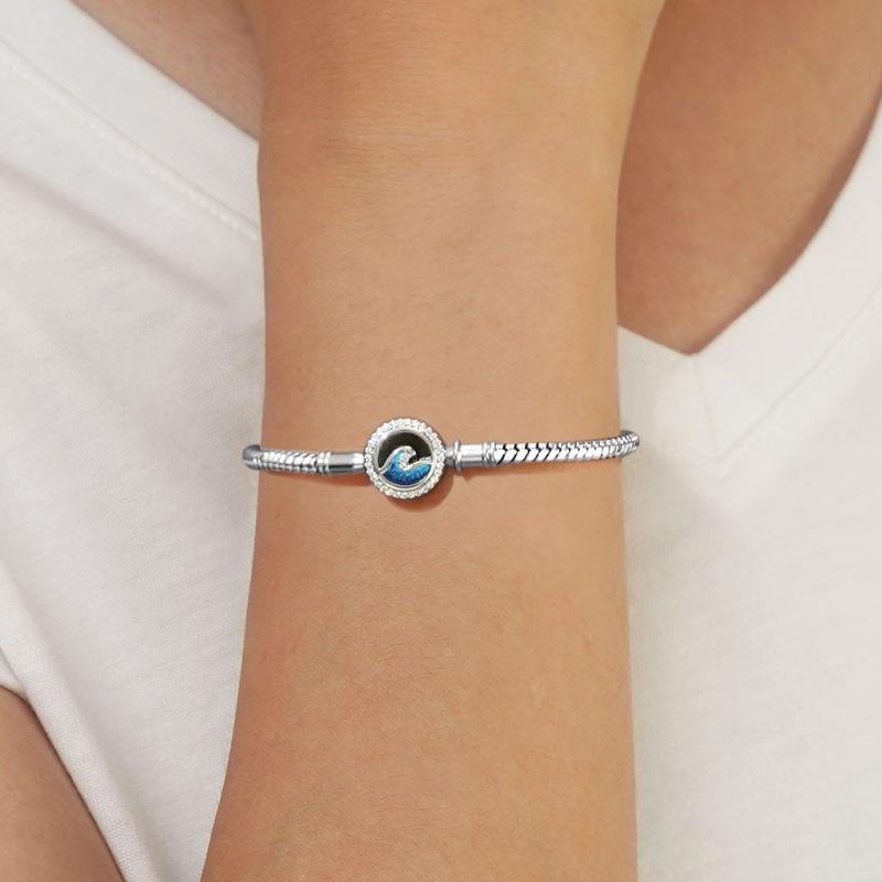 Pulsera Olas Océano Azul