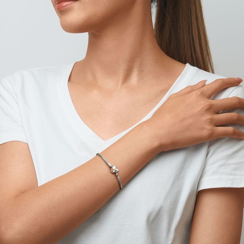 Pulsera Básica Corazón Amarillo