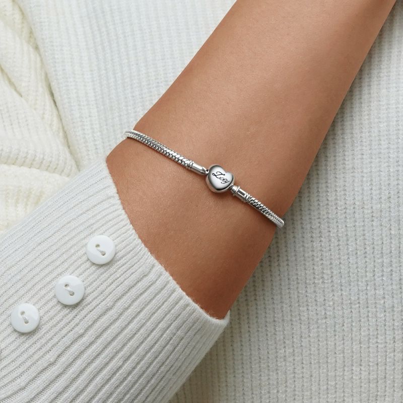 Pulsera Básica Grabable Corazón