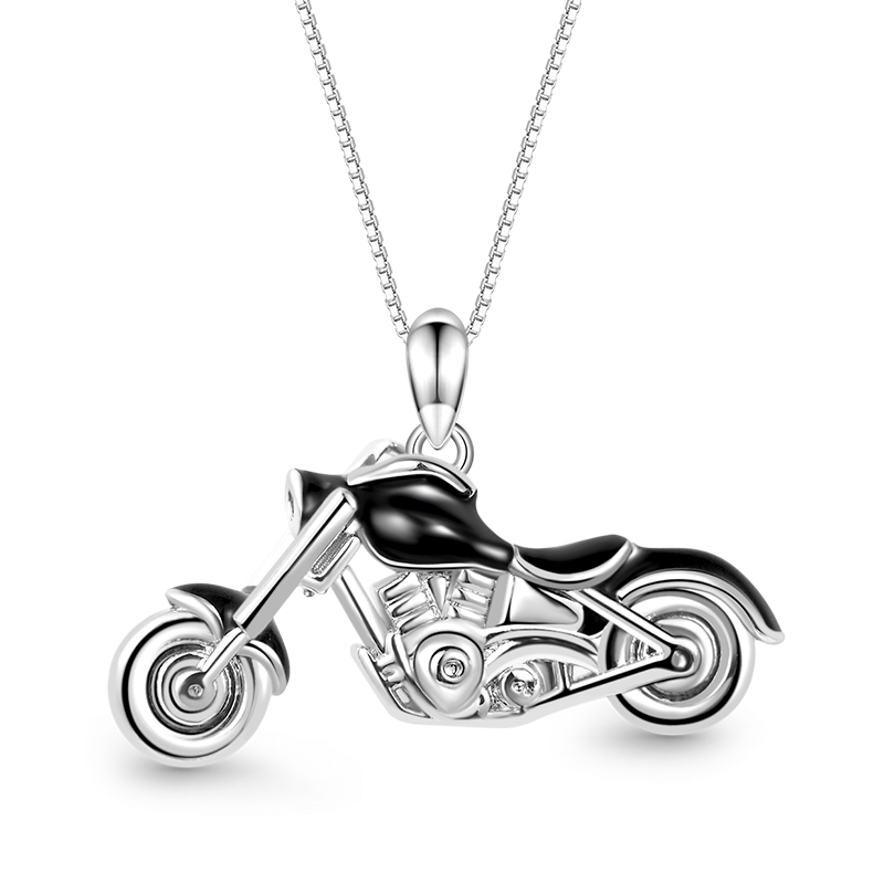 Collar Motocicleta Negra