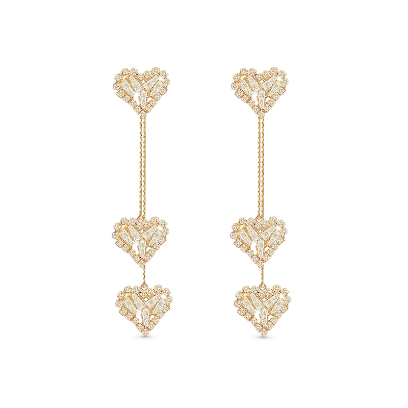 Pendientes Corazón Cristal