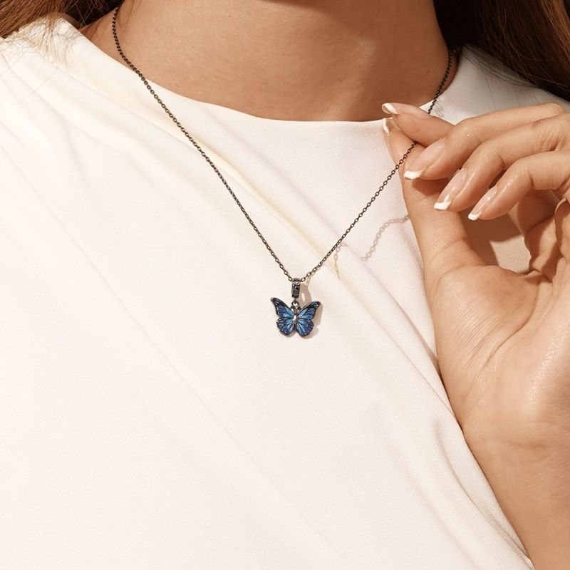 Colgante Mariposa Azul