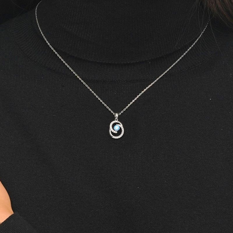 Collar Redondo Corazón del Océano