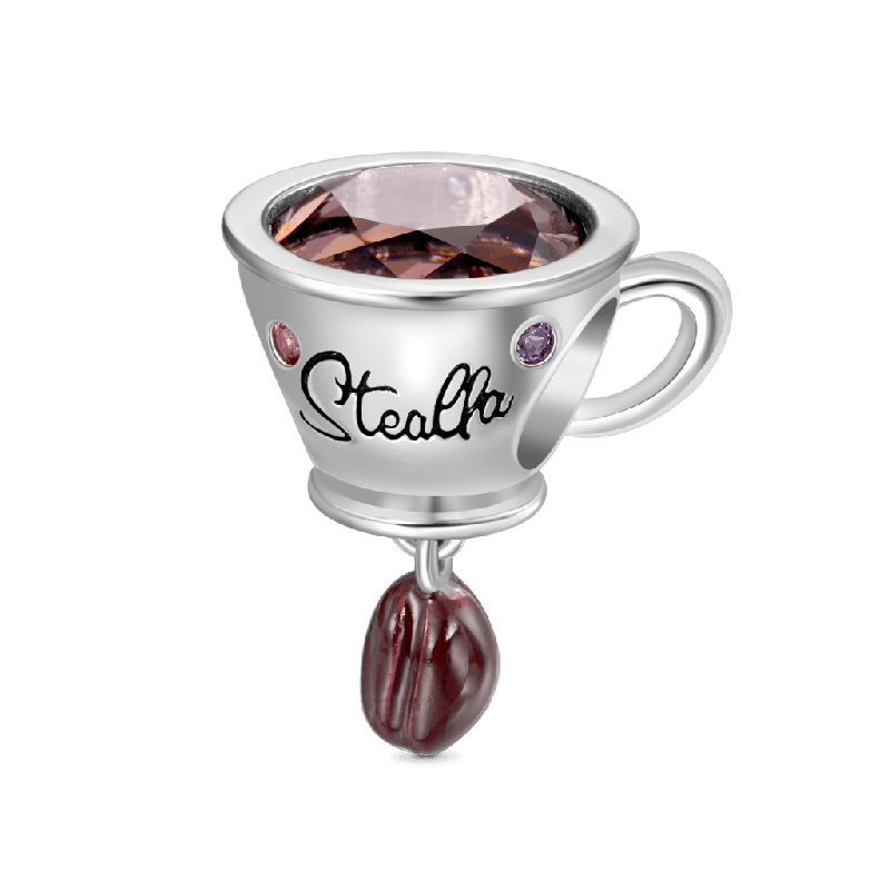 Charm Taza de Café Grabable