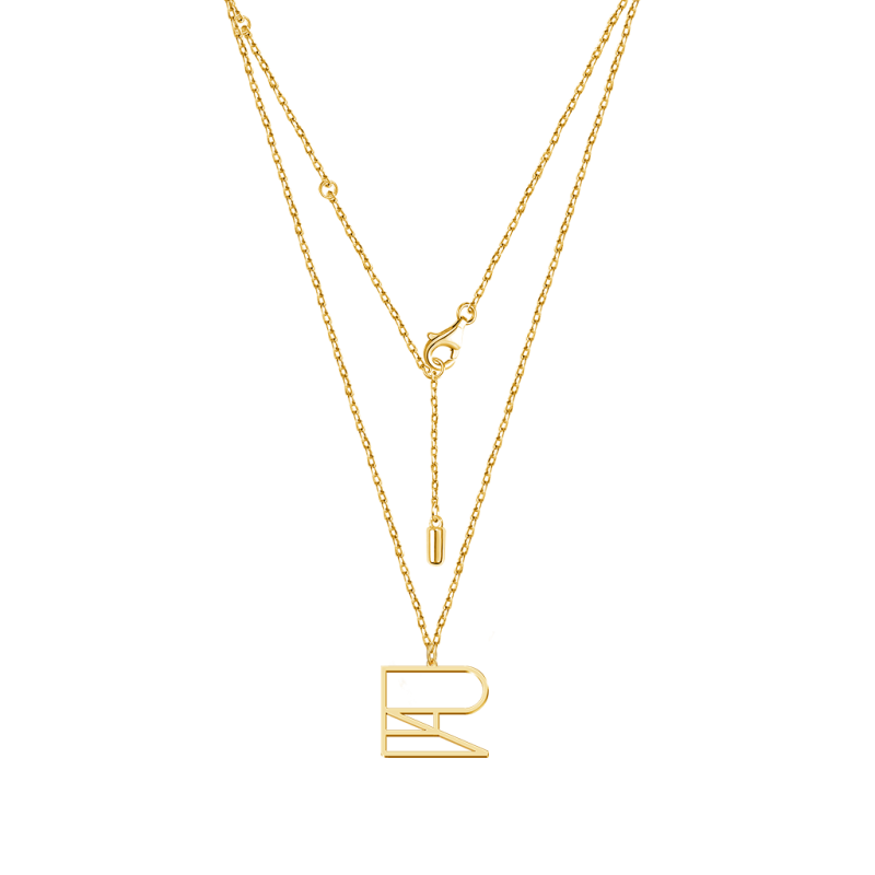 Collar Minimalista con Monograma y Nombre