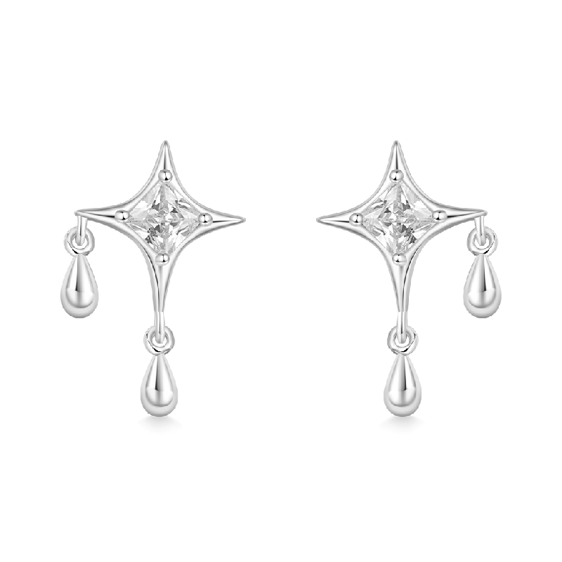 Pendientes Cz Estrella