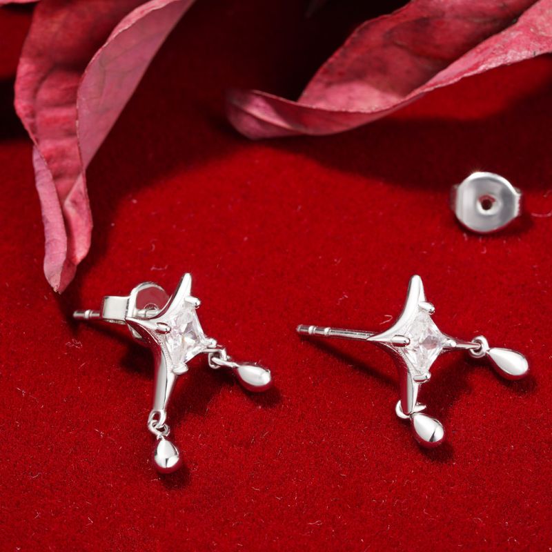 Pendientes Cz Estrella