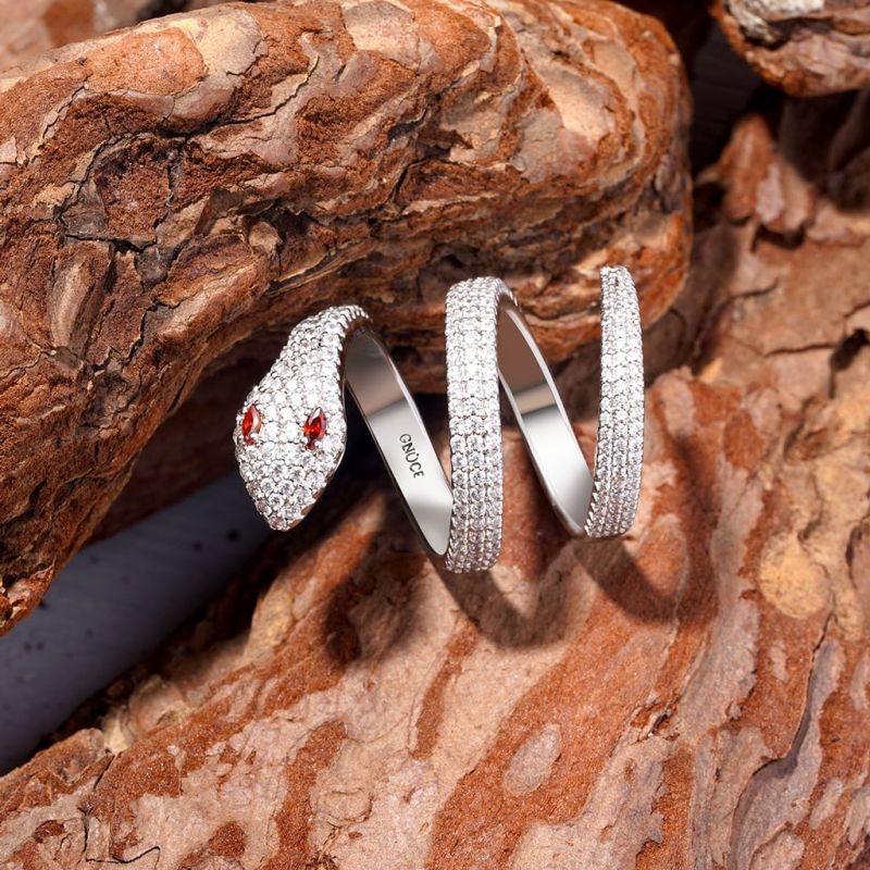 Anillo Serpiente Pave Diamantes