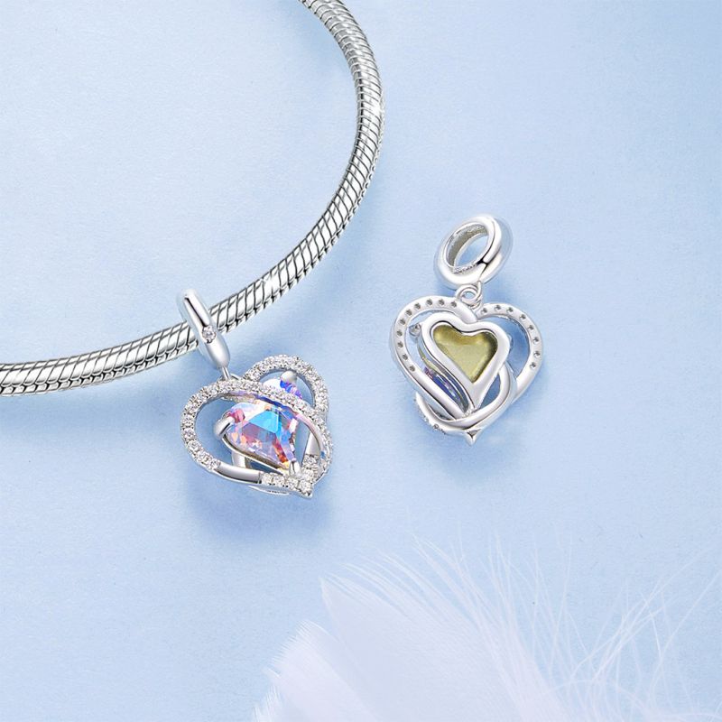 Colgante Romántico Amor Entrelazado