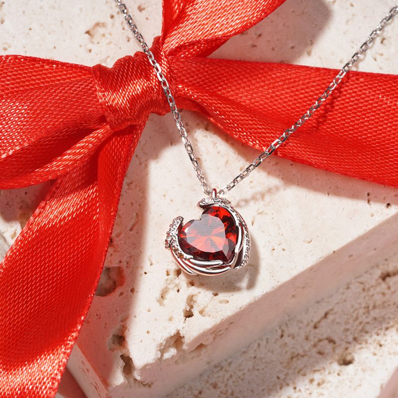 Collar Alas Corazón Amor