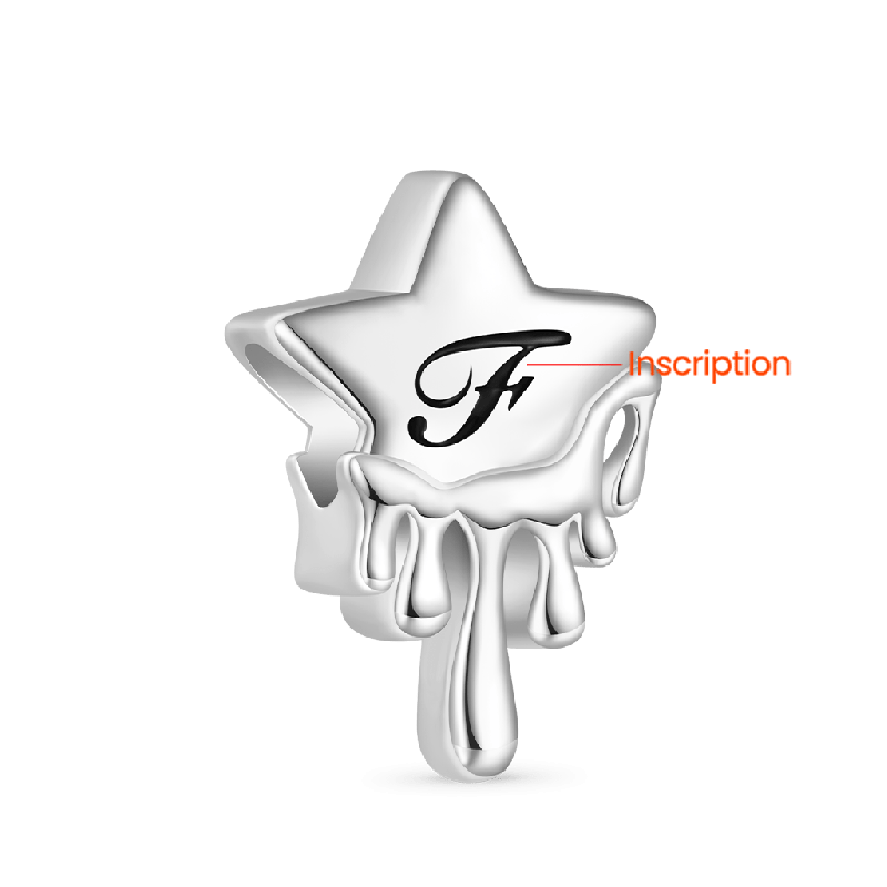 Melted Five-pointed Star Charm