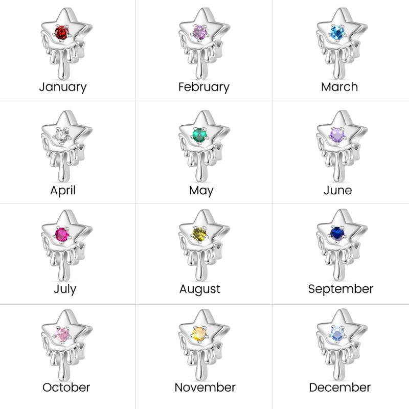 Melted Five-pointed Star Charm
