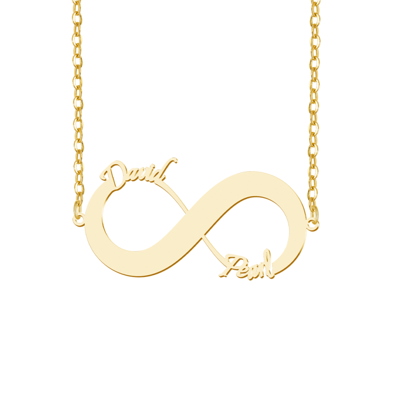 Collar Infinito Nombre Pareja