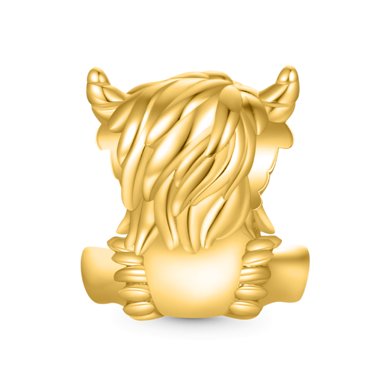 Charm Oro de Ganado de las Tierras Altas Escocesas
